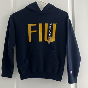Boy’s Champion FIU hoodie- Size Youth Medium 7/8- WORN ONCE!!!